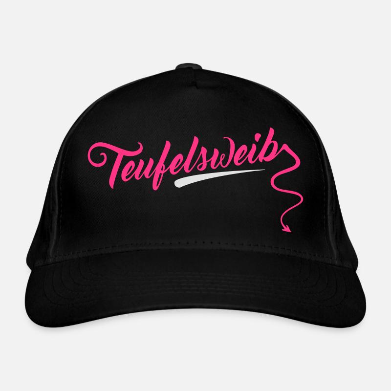 Teufelsweib Bio-Baseballkappe