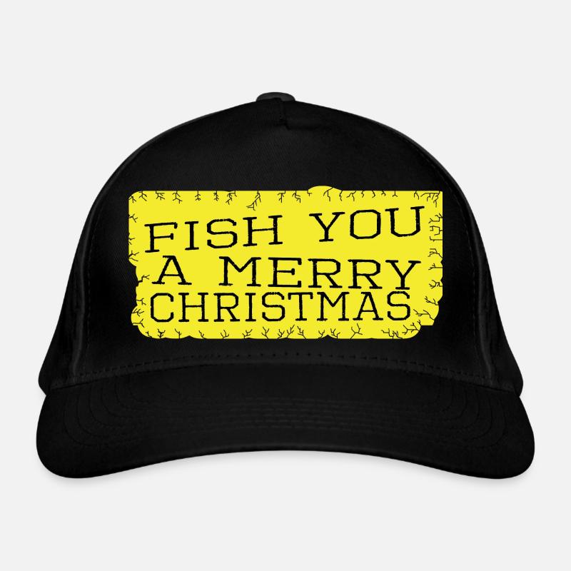 christmas tree beard gang present Bio-Baseballkappe