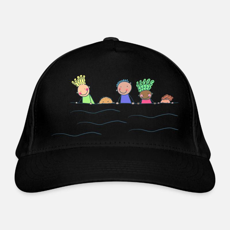 Neugierde der Kinder Bio-Baseballkappe
