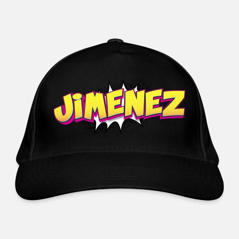 Jimenez benutzerdefinierter Name Comic-Stil Pop-Art, Bio-Baseballkappe