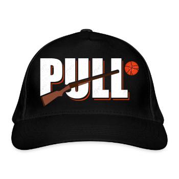 Pull Skeet Shooting Trapshooting - Bio-Baseballkappe - Schwarz - Vorne