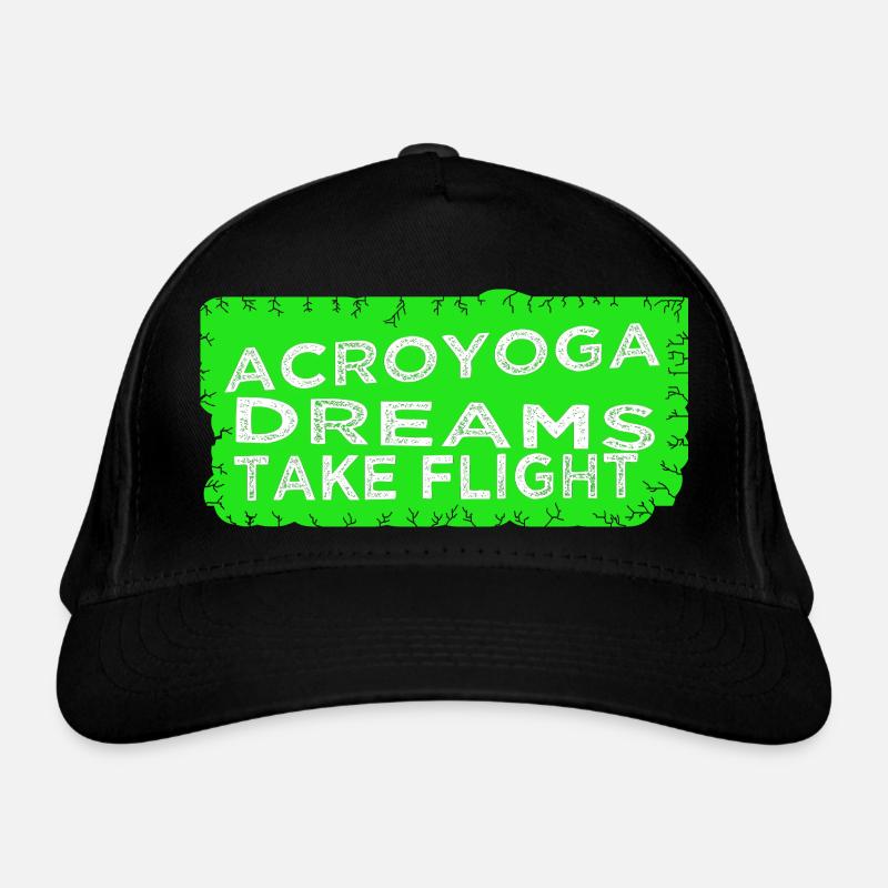 Yoga, Heureux, Musculation, Positivité corporelle, Plaisir Casquette classique bio