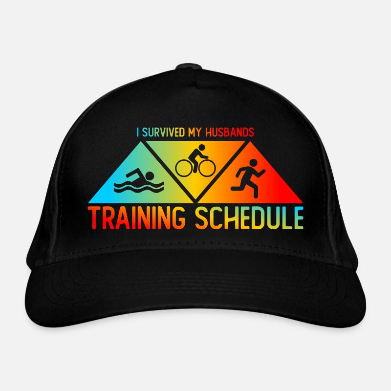 Triathlon suit - triathlete in training Organic Baseball Cap