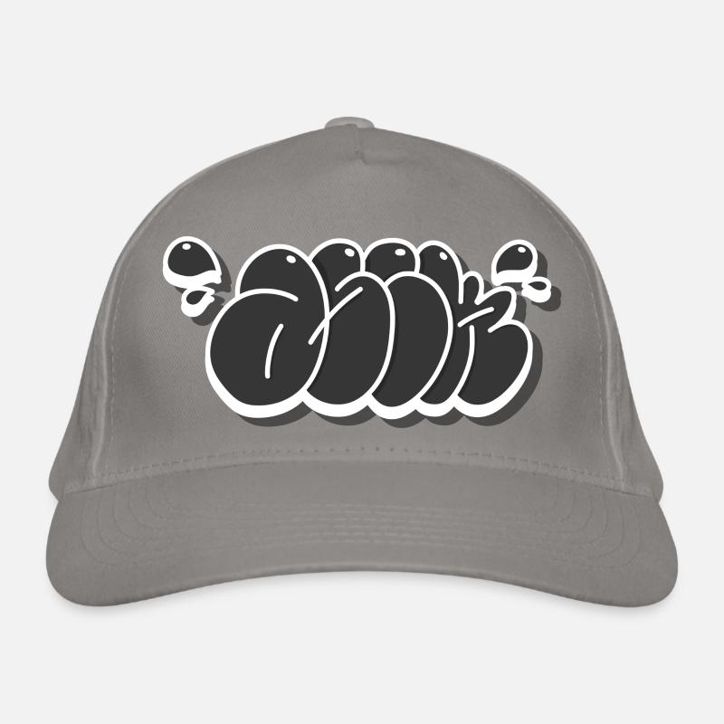Graffiti throwup asik Bio-Baseballkappe
