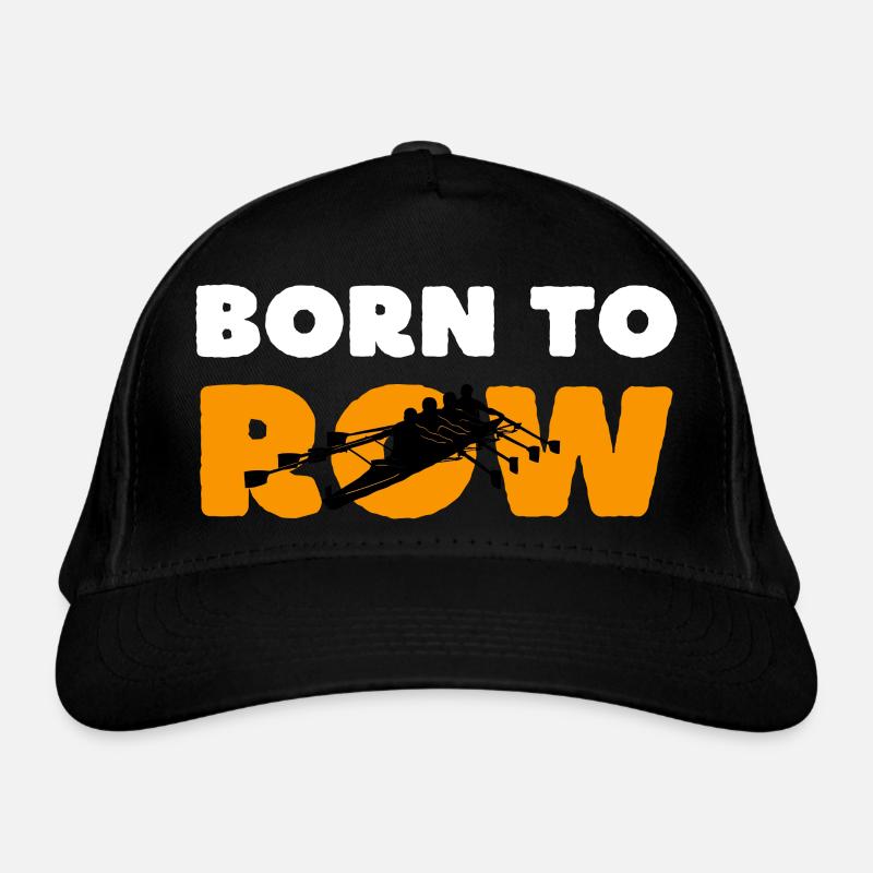 Né pour ramer - Casquette classique bio - noir