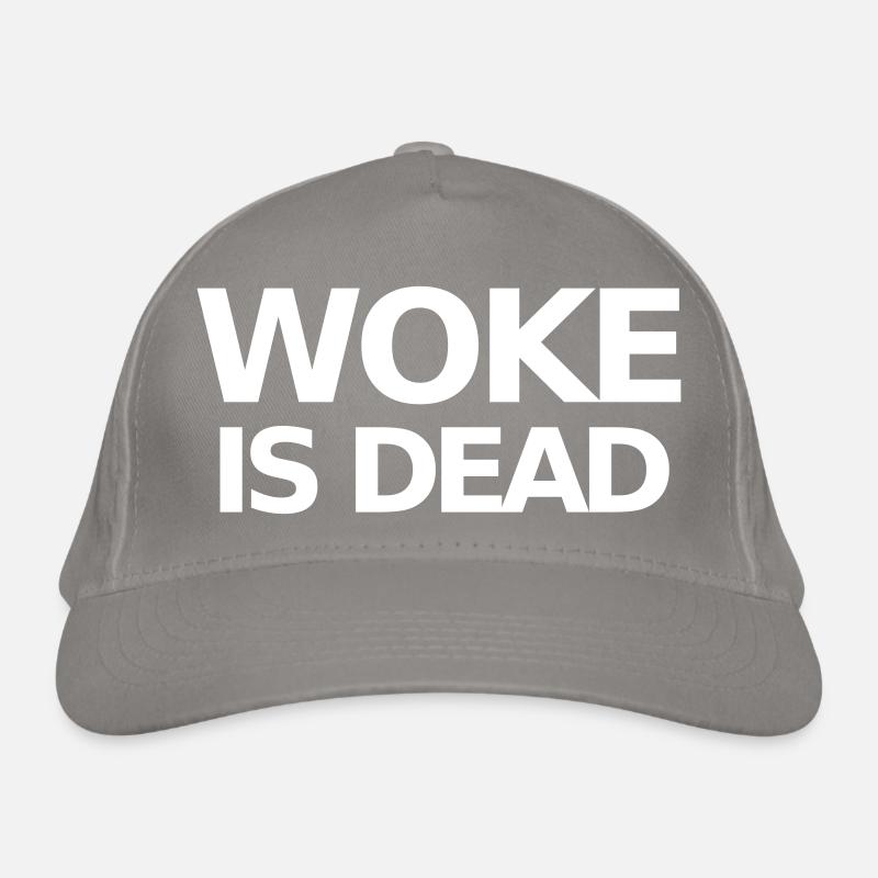 Woke ist Dead Statement Bio-Baseballkappe
