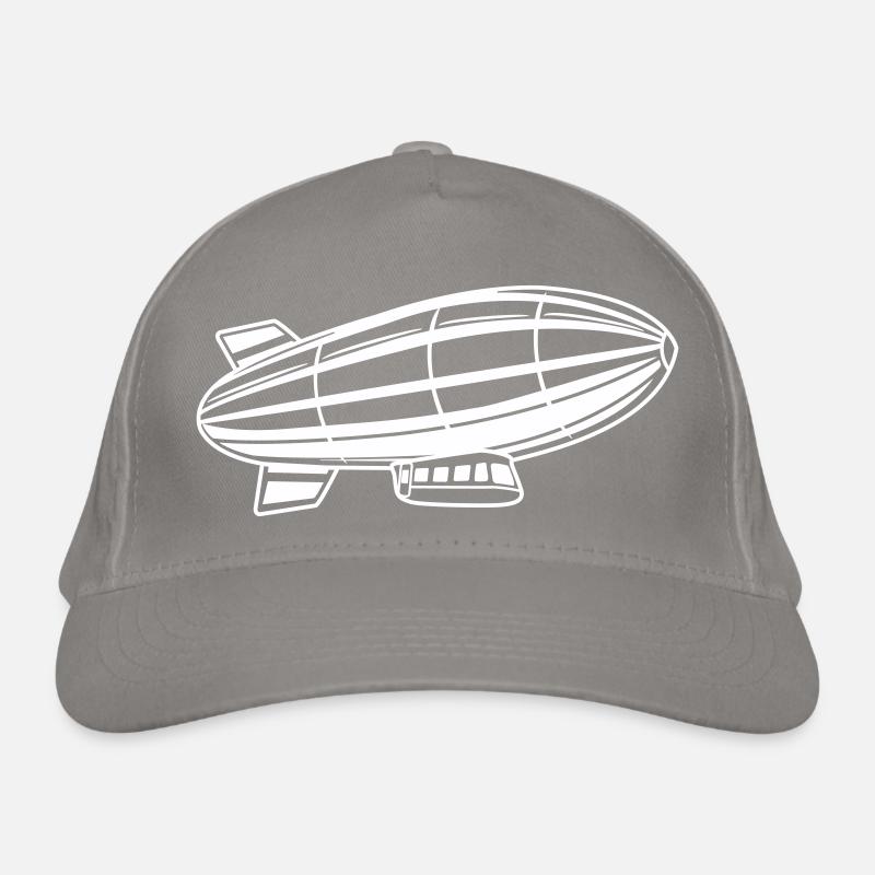 Silhouette de dirigeable Zeppelin Casquette classique bio