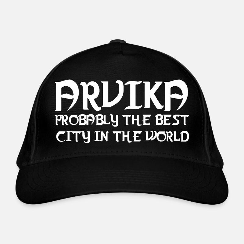 Arvika - Casquette classique bio - noir