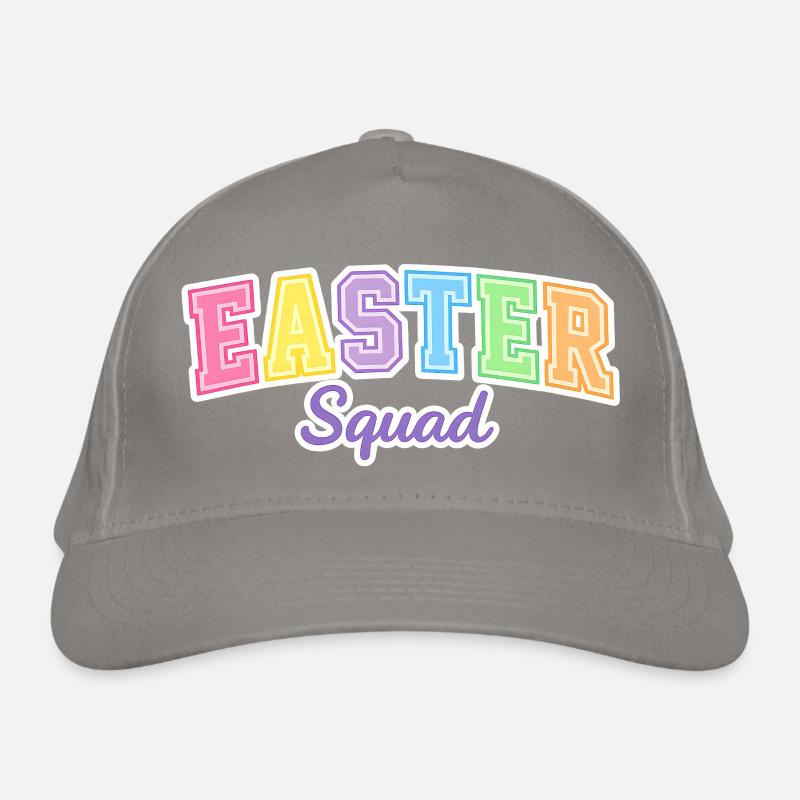 Chasse aux œufs de l’escouade de Pâques Casquette classique bio