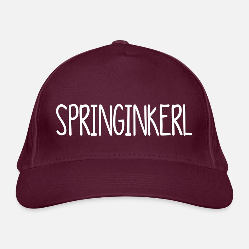 Springinkerl - unruhiger, lebhafter Mensch Bio-Baseballkappe