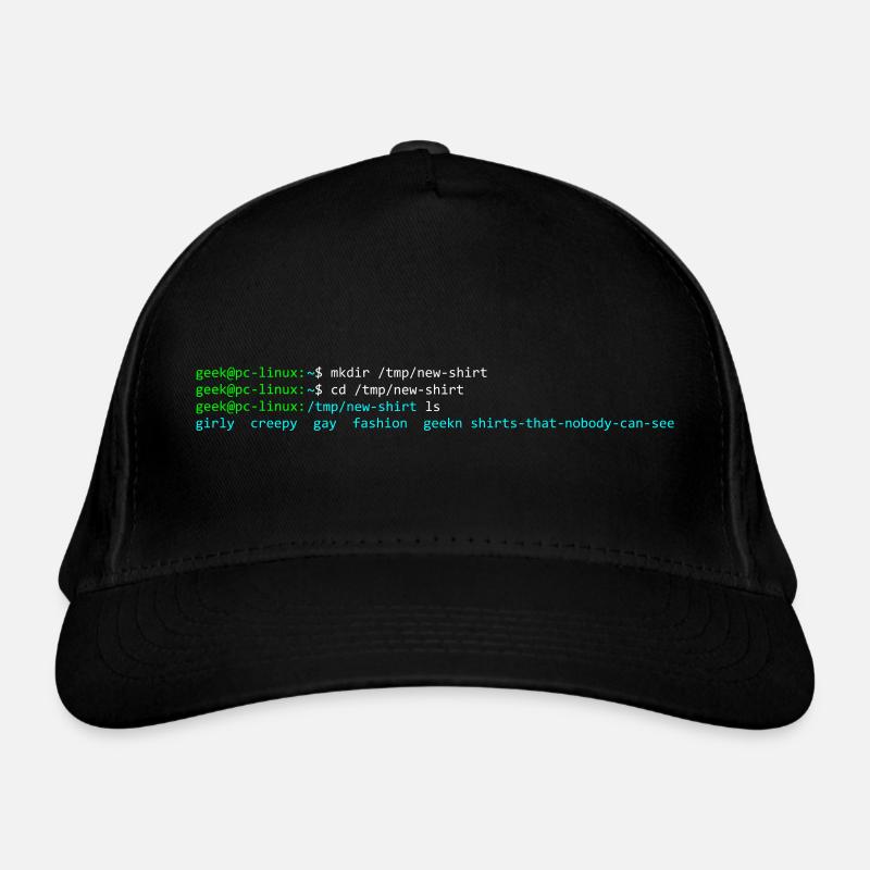 Linux-Terminal Bio-Baseballkappe