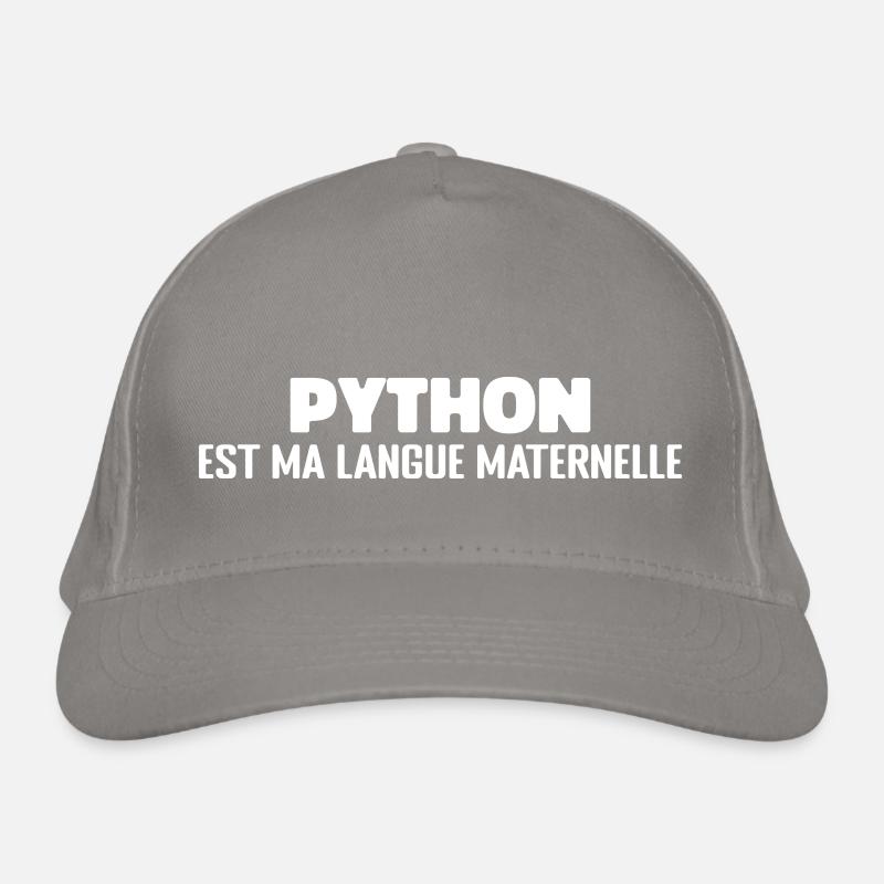 Python Est Ma Langue Maternelle Casquette classique bio