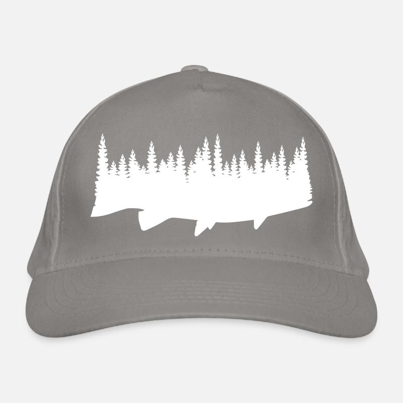 Fish And Forest Organic Baseball Cap