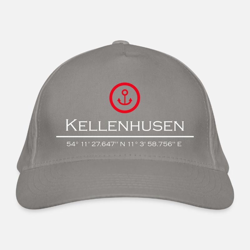 Kellenhusen roter Anker Bio-Baseballkappe