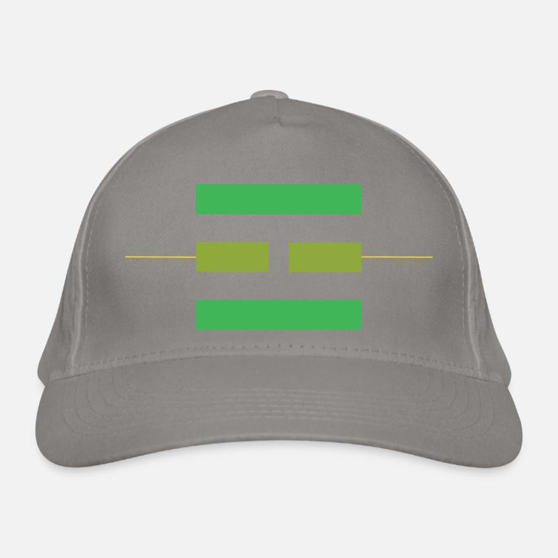 Green Fire minimalist modern and stylish Casquette classique bio