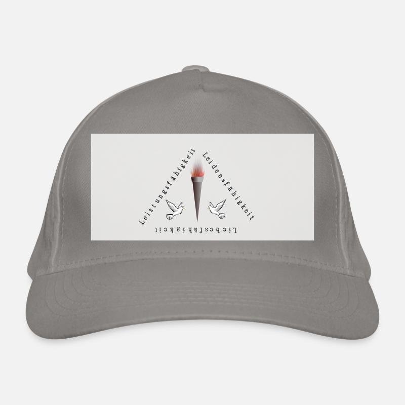 Eckpfeiler des Lebens Bio-Baseballkappe