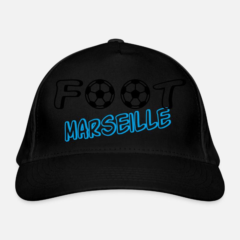 Fuß Marseille Bio-Baseballkappe