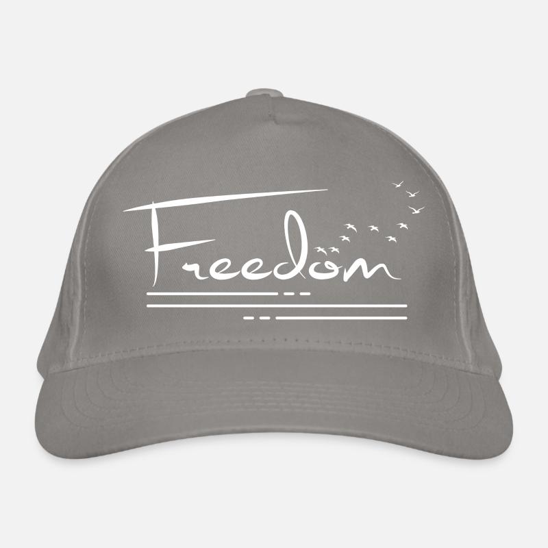 Freiheit: Leichter Vogelflug Bio-Baseballkappe
