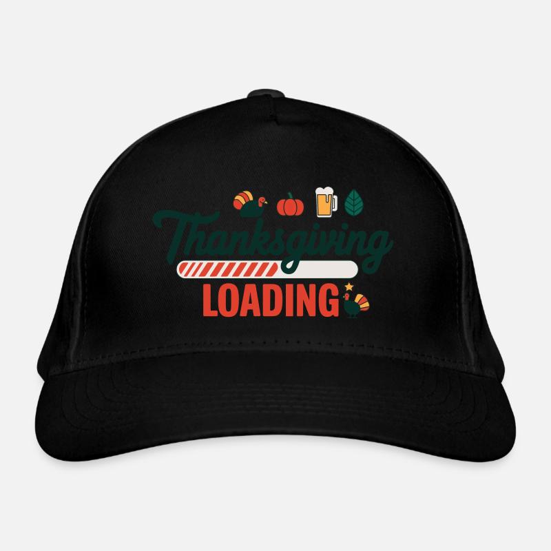 Thanksgiving Loading Erntedankfest Ladebalken Bio-Baseballkappe