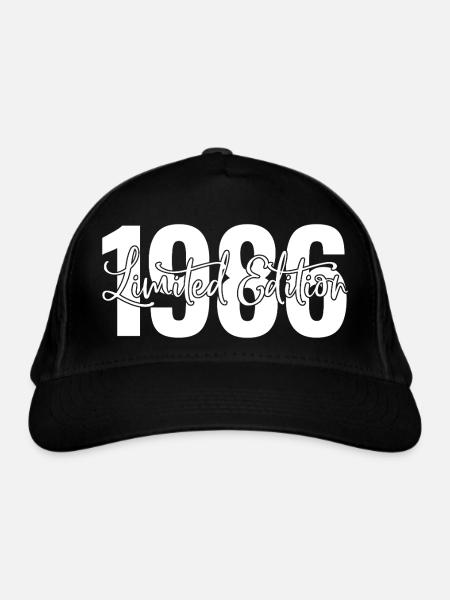 Limited edition 1986 - Bio-Baseballkappe - Schwarz