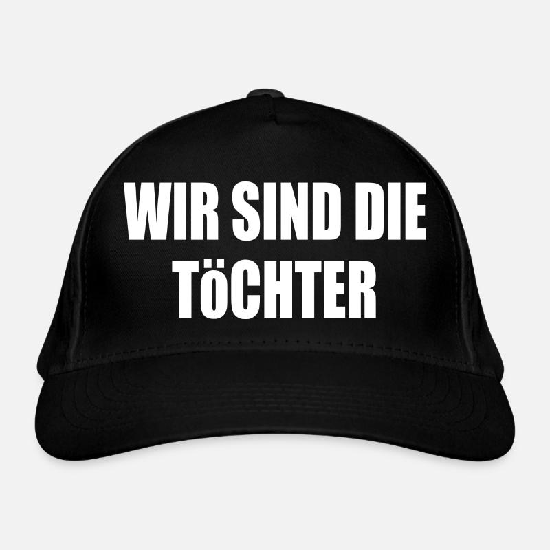 We are the daughters - Organic Baseball Cap - black