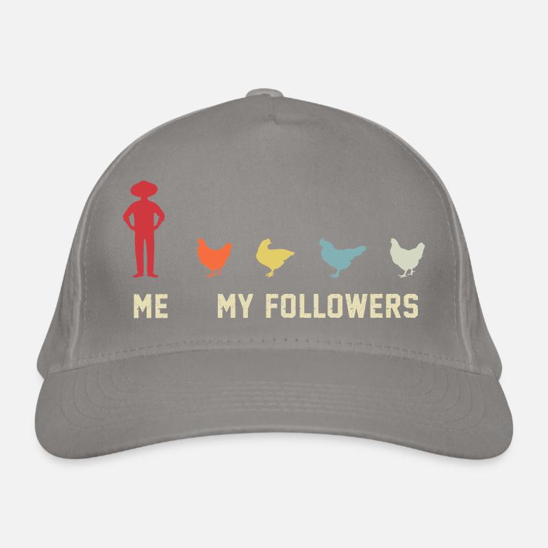Je veux dire des poulets suiveurs Casquette classique bio