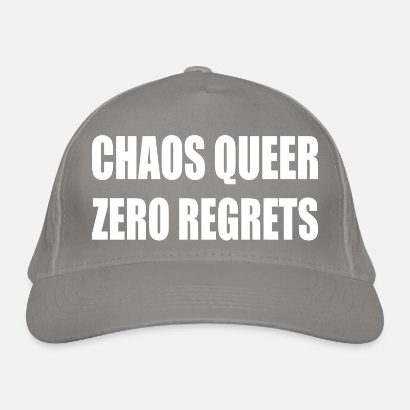 Chaos Queer Zero Regrets Organic Baseball Cap