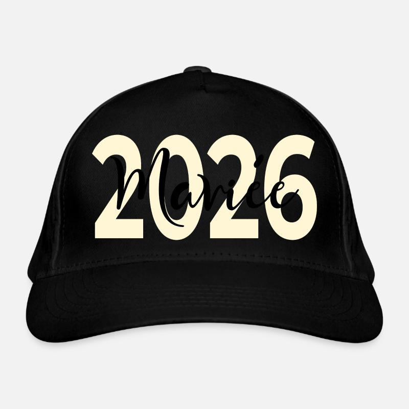 Mariée 2026 Casquette classique bio
