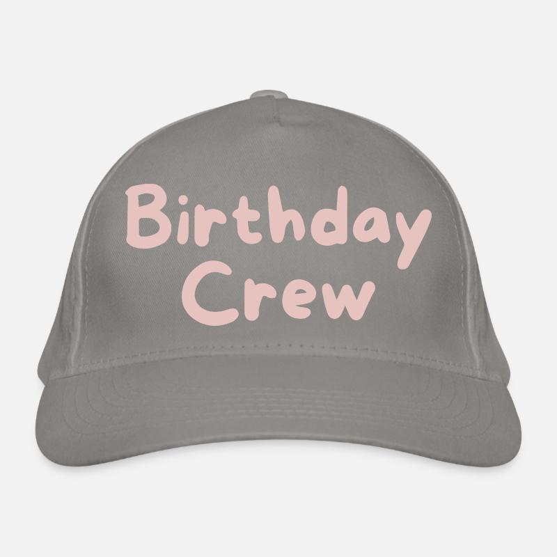 Birthday Crew Bio-Baseballkappe