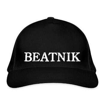 BEATNIK used look 50s 60s sixties Literature - Organic Baseball Cap - black - Front