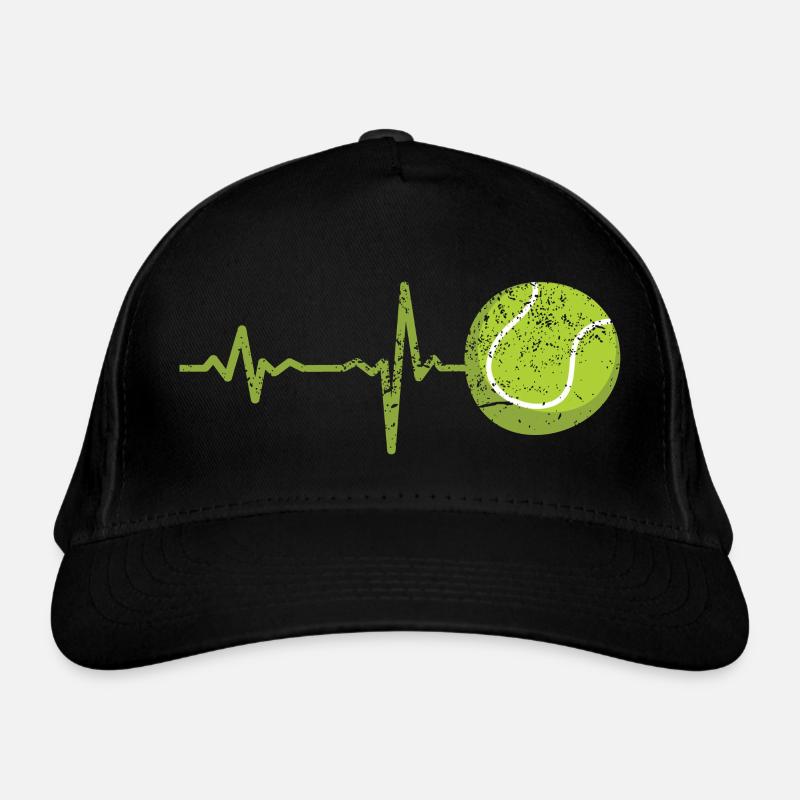 Gift Heartbeat Tennis Organic Baseball Cap