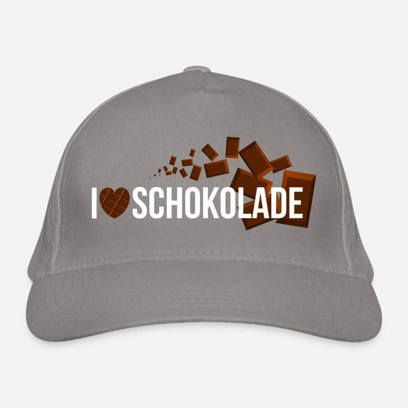 J’adore le chocolat Casquette classique bio