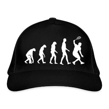 Evolution : Squash - Casquette classique bio - noir - Devant