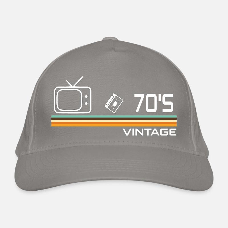 Années 70 Casquette classique bio