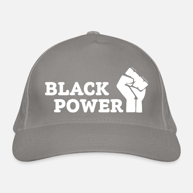 Black Power Organic Baseball Cap