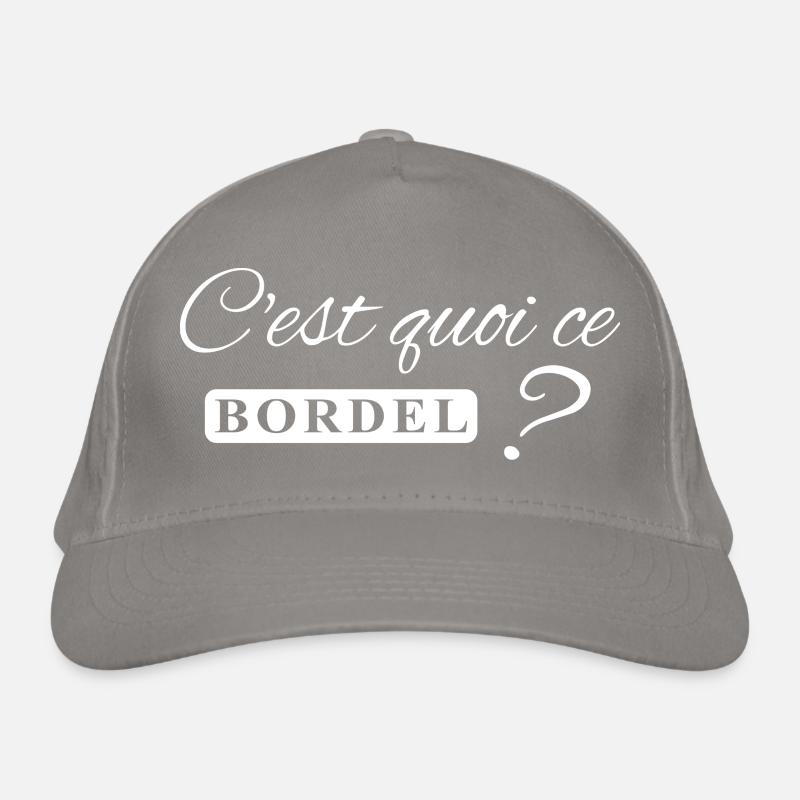C'est quoi ce bordel ? Casquette classique bio