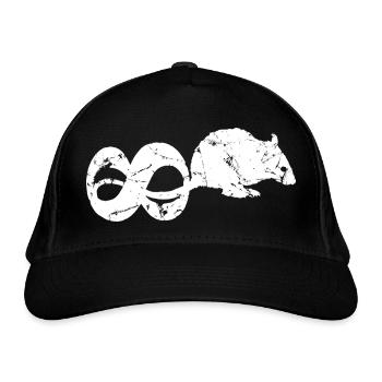 PUNKROCK rats nr. 8 - used look - mouse - rat - Organic Baseball Cap - black - Front