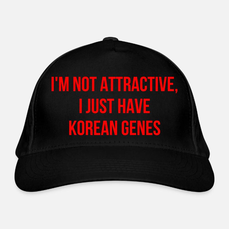 Je ne suis pas attirant, je suis coréen Casquette classique bio