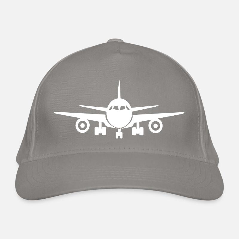 Passagierflugzeug, cooles Flugzeug Design Bio-Baseballkappe