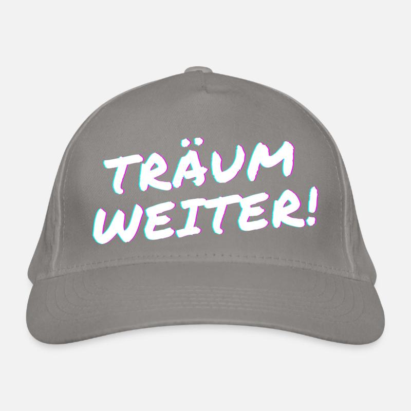 Träum weiter! Bio-Baseballkappe