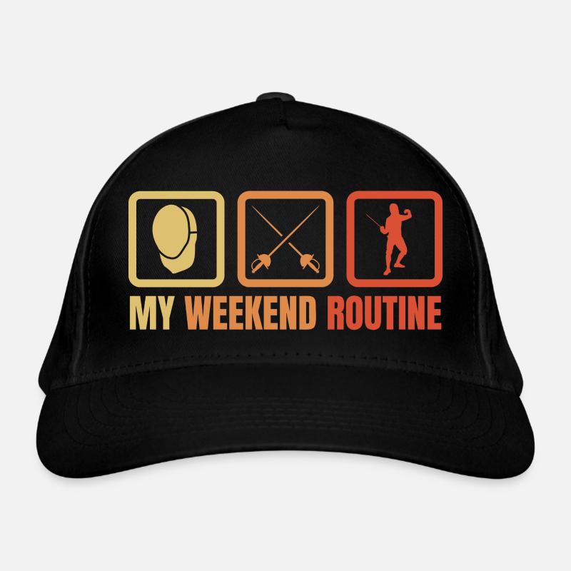Fencing Weekend Organic Baseball Cap