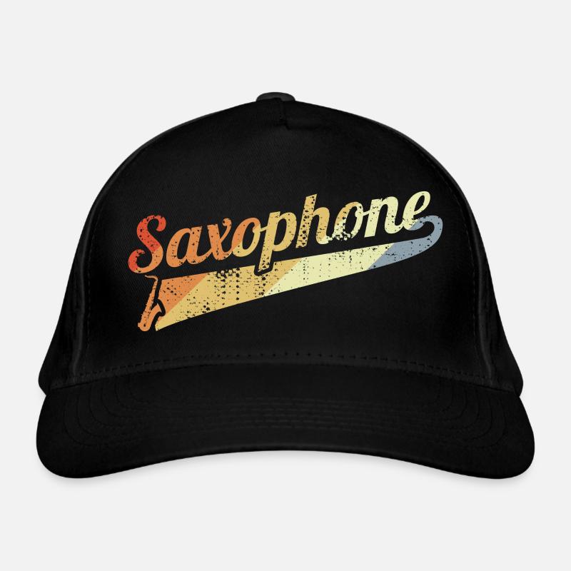 Vintage Saxophon Bio-Baseballkappe