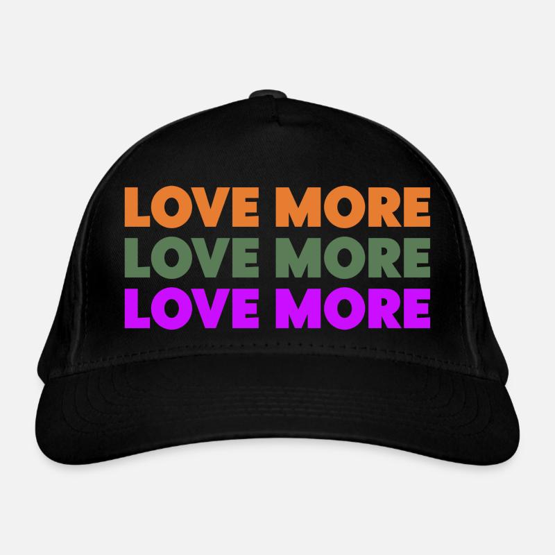 Love more Casquette classique bio