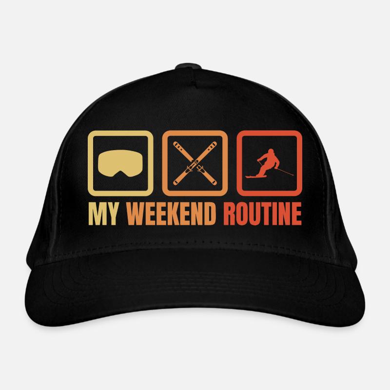 Week-end de ski amusant Casquette classique bio