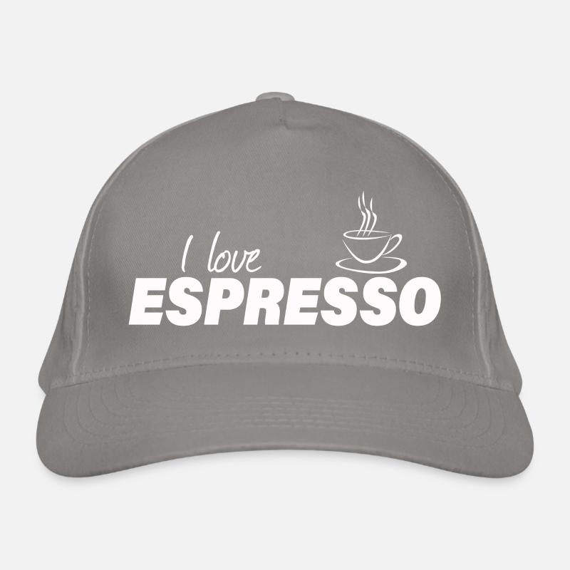 I LOVE ESPRESSO Bio-Baseballkappe