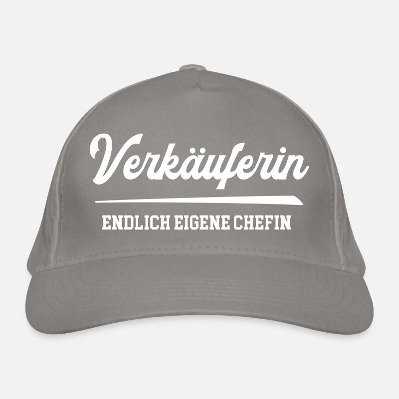 Verkäuferin Endlich Eigene Chefin Verkauf Handel Bio-Baseballkappe