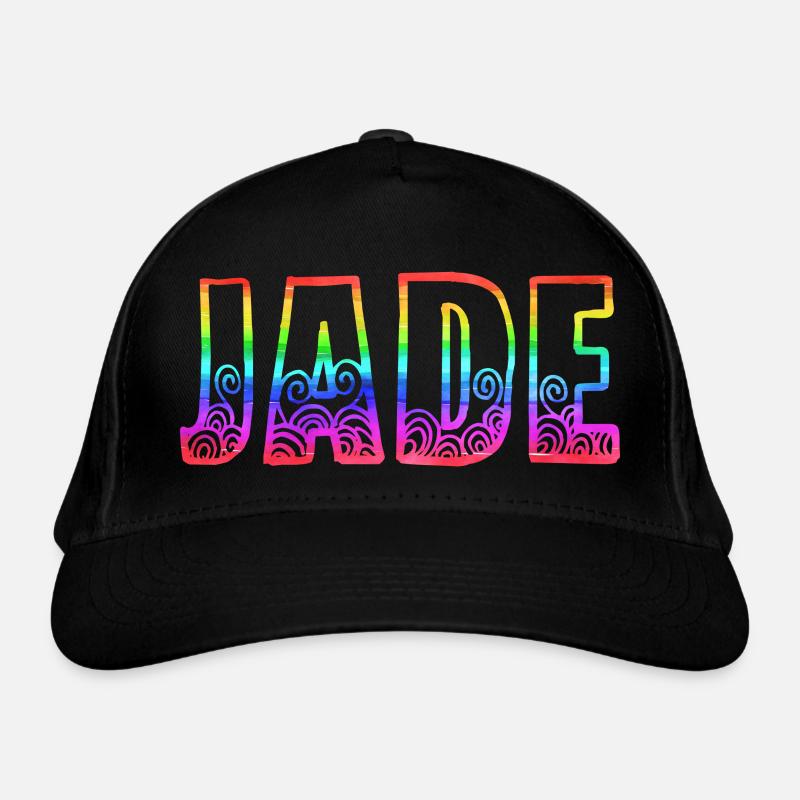 jade rs regenbogen Bio-Baseballkappe