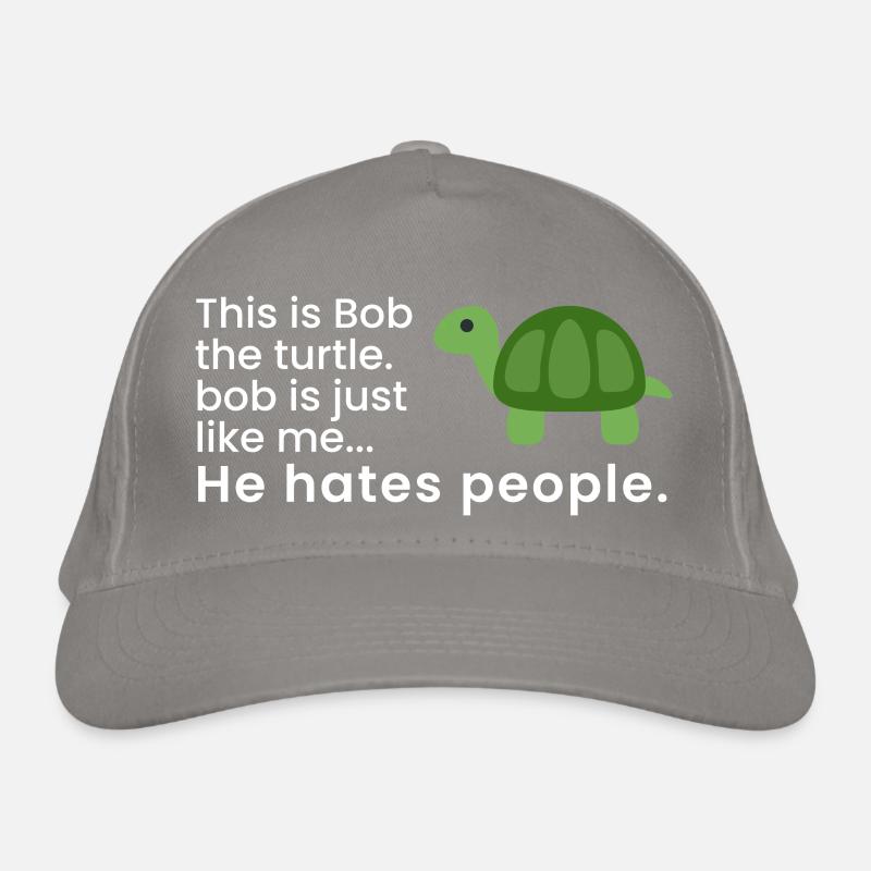 Bob The Turtle Organic Baseball Cap