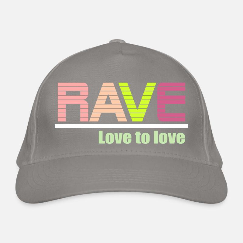Rave love to love Organic Baseball Cap