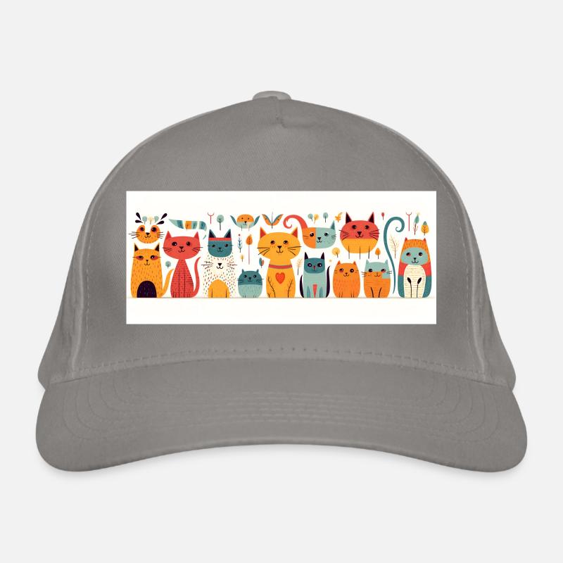 Original Katzen Bio-Baseballkappe
